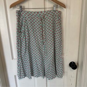 Pretty Vacant Modcloth Pretty Vacant 60s Debbie Cosmos Mint‎ Blue & Floral Sz L